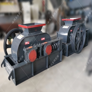 2pg400X250小型對輥破碎機發貨圖片_發往湖南長沙_破碎石英沙