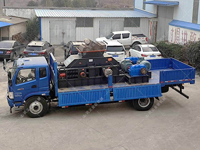 2PG1208大型對輥破碎機發貨 破碎瓜子石