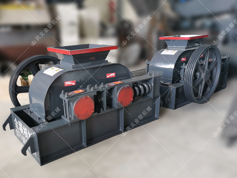 2pg400X250小型對輥破碎機發貨圖片_發往湖南長沙_破碎石英沙