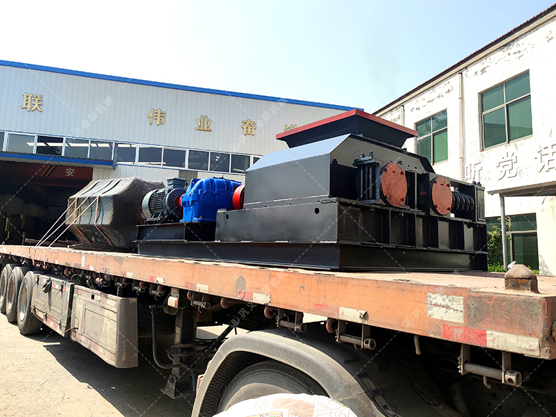 2PG500X750對輥破碎機發貨圖片_發往廣東佛山_破碎石英砂 2PG500X750對輥破碎機發貨圖片_發往廣東佛山_破碎石英砂